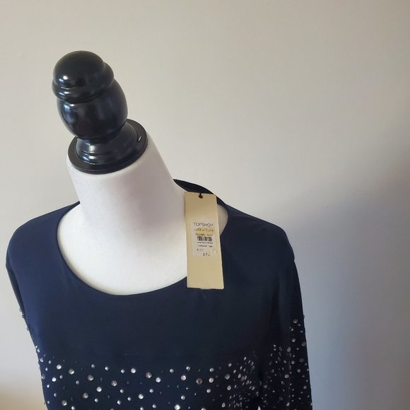 Topshop evening dress with crystals embellishments N… - Picture 6 of 8